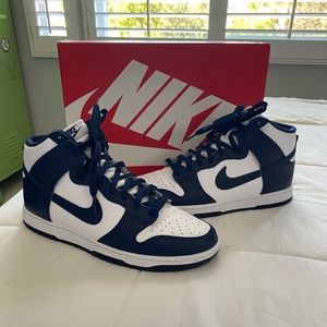 Nike Dunk high midnight navy